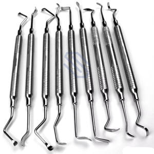 Elevador de senos nasales de 9 piezas, implante Dental, instrumentos de ortodoncia quirúrgicos, peso ligero, Manual, acero inoxidable, certificado CE - Product Image 1