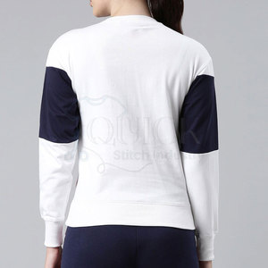 Sweat-shirts pour femmes personnalisés, décontractés, à manches longues, respirants, écologiques, anti-plis, de haute qualité, en polyester/coton, avec fermeture éclair sur le devant - Product Image 4