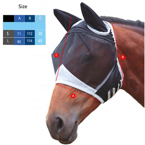 Velo para Caballos de la Mejor Calidad, Cómodo y Protector, Orejas Suaves con Ajuste Cómodo, Hecho en Pakistán - Product Image 4