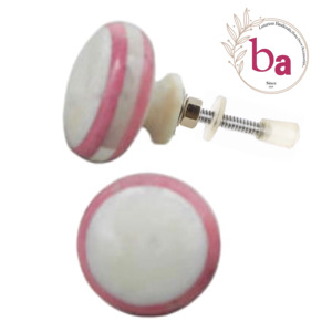 Moderne blanc résine os corne laiton bois tiroir porte armoire boutons et tirer poignée pour armoire commode chambre cuisine salle de bain - Product Image 1