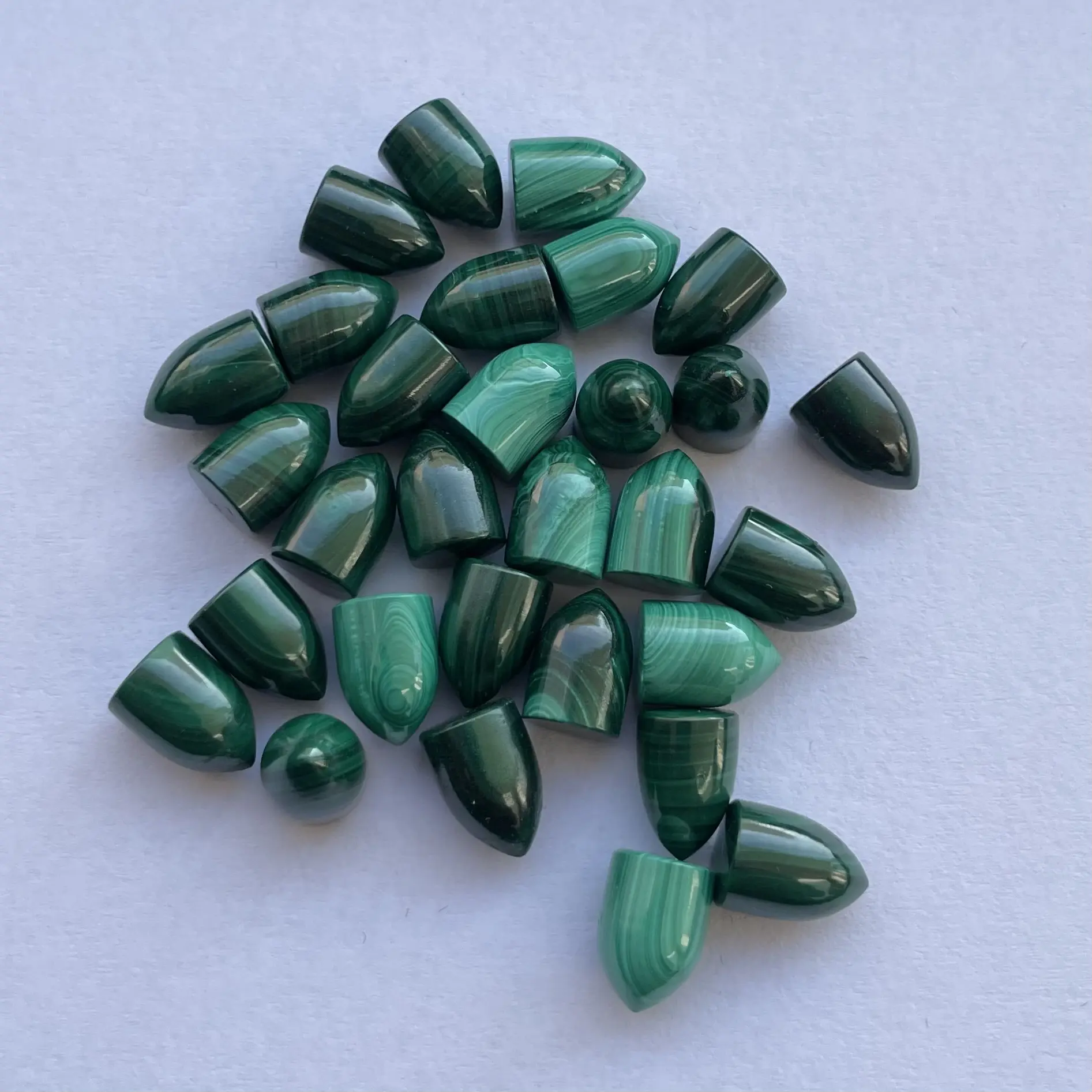 8mm 10mm 12mm di Malachite verde naturale,