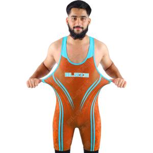 Singlet de Lucha Libre para Hombre, Talla Grande, Impresión por Transferencia de Calor, OEM Personalizado, Lavado, Transpirable, Secado Rápido, para Adultos - Product Image 2