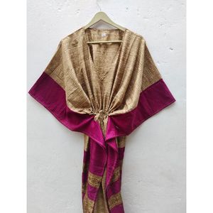 ชุดคาฟตันผ้าไหมของผู้หญิงชุดใส่ไปทะเลดีไซน์ใหม่ล่าสุดจากผู้ผลิตและขายส่งตามต้องการ - Product Image 4