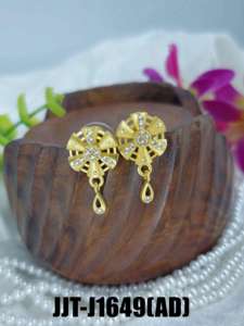 Premium AD Tops Alliage Blanc 0.765 Grammes Paire Léger Tous Les Jours Bijoux De Mode Fournisseur En Gros En Ligne - Product Image 2