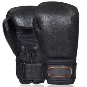 Gants de MMA professionnels personnalisés avec logo unisexe, nouvelle arrivée, imperméables, antidérapants, en cuir, pour l'entraînement de boxe - Product Image 2