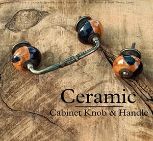 Style moderne Melon Céramique Boutons Poignée & Tirette pour Armoire Tiroir Armoire Commode Cuisine Chambre Salle De Bains Salon Utilisation - Product Image 4