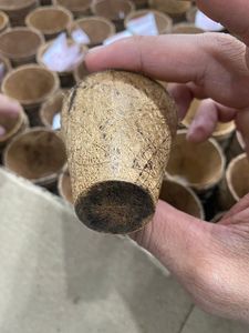 Produits de fibre de coco écologiques naturels pour jardin-Pot en fibre de coco 100% avec pot en fibre de coco Offre Spéciale de haute qualité - Product Image 6
