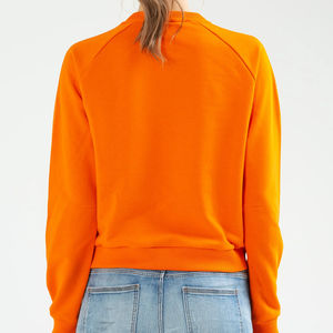 Sweat à capuche à fermeture éclair populaire pour femmes pour les entraînements d'hiver et les vêtements de détente Sleek Short-Fit OEM Service disponible - Product Image 3