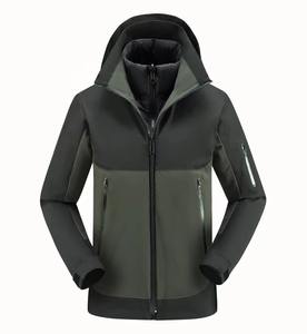 Adventure Tech chaqueta cortavientos impermeable ligero transpirable con capucha empacable al aire libre rendimiento urbano Softshell Unisex - Product Image 3