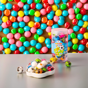 Dai Long Supplies Best Quality Round Soccerball Sweet Eye-Catching Tasty Soft <b>Candy</b> With Peach Jam Cartoon Pattern-Delicious! - Product Image 1