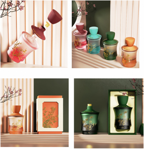 ขวดน้ำหอมพิมพ์ลายไหมหรูหรา ขนาด 30 มล. 50 มล. 100 มล. พรีเมียม ดีไซน์เฉพาะ  รับผลิตตามแบรนด์ พร้อมหัวฉีดสเปรย์แบบเติมได้ - Product Image 6