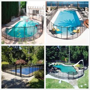 Tela de Malla de Poliéster Recubierta de PVC Negra de 1000Dtex/9x9 240gsm a Precio de Fábrica para Barrera de Piscina, Malla de Seguridad para Cercas - Product Image 6