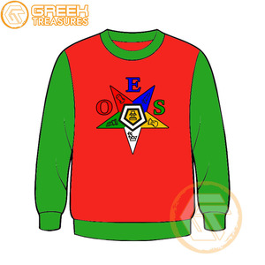 Commande personnalisée de l'étoile de l'Est sweat-shirt brodé en molleton de coton pull de haute qualité vêtements grecs OES sweat-shirts - Product Image 5