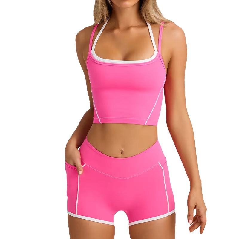 Gym Set Seamless Running Workout Set Push Up Long Sleeve Sports Jacket Yoga Clothing Women Two Pieces Fitness Yoga Set