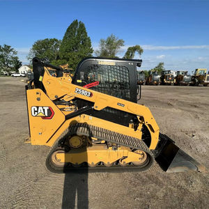 2021 CAT 259D3 Mini Skid Steer Loader Cámara de visión trasera Opción de dos velocidades Componente de motor de carga nominal de 2 toneladas-Producto usado - Product Image 3