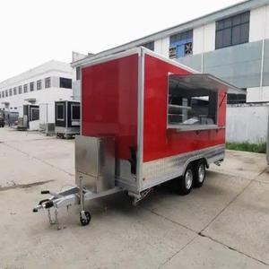 Remolque de carrito de comida multifunción de Trusted Food Truck Company, helado de comida rápida de Francia, hecho de aluminio duradero de acero inoxidable - Product Image 2