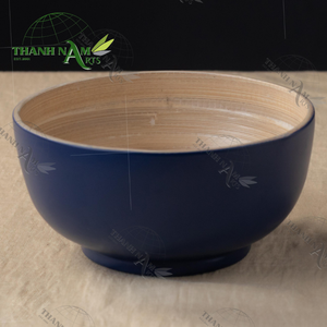 ชามไม้ไผ่ธรรมชาติเป็นมิตรกับสิ่งแวดล้อมชุดชามเสิร์ฟสลัดผลไม้ของขวัญที่สมบูรณ์แบบจากเวียดนามออกใหม่ - Product Image 5