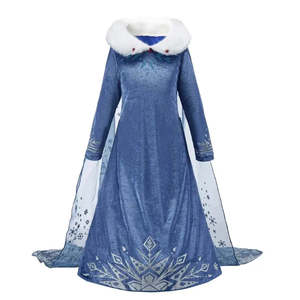 Vestido de Princesa Elsa Reina de las Nieves para Niñas - Product Image 3