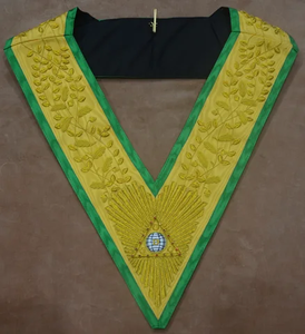 Collar de Oficial de la Orden de las Mujeres de la Masonería, Regalo de Artesanía en Resina de Alta Calidad - Product Image 6