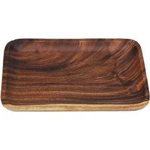 Plateau de service en bois sur mesure de vente chaude finition naturelle pour les pâtes ou le service sucré pour les mariages et les événements - Product Image 2