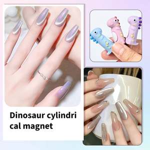 Aimant pour ongles effet œil de chat dinosaure mignon pour tampon de nail art magnétique - Product Image 6