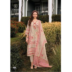 Kurti de mariage au genou moderne de style indien pakistanais pour femmes Pure Simmer Linen Maruti Fashion Wholesale Supply - Product Image 1