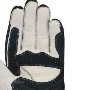 Gants de moto en cuir imperméables respirants ajustables à doigts entiers tendance unisexe pour les sports d'hiver, les vêtements de sport, la course automobile - Product Image 5