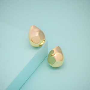 Pendientes de Moda Religiosos con Diseño de Gota de Agua y Patrón Geométrico, Diamante y Perla con Número, Aleación de Cobre y Zinc, para Regalo de Fiesta - Product Image 1