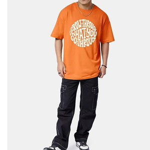 Camisetas de gran tamaño para hombre, ropa de calle transpirable y cómoda, camisetas de gran tamaño a precio de fábrica - Product Image 3