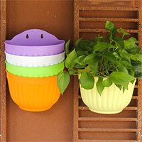 Jardinière murale Vintage, Pot de fleurs avec trous de suspension, panier de plantes décoratives
