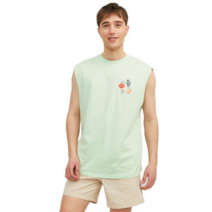 Camiseta sin mangas de 100% algodón sin mangas para hombre, chaleco sólido en blanco para entrenamiento en el gimnasio, camisetas sin mangas con impresión Digital con OEM, venta al por mayor - Product Image 1