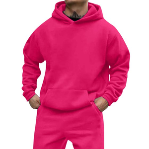 Haute qualité hommes femmes sweat à capuche décontracté couleur unie pull sweat personnalité de la rue pour l'hiver Logo personnalisé marque sweats à capuche - Product Image 2