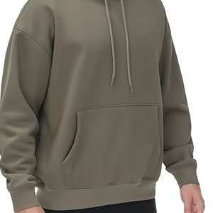 Sweat à capuche en polaire pour homme Coupe ample Ultra doux Sweat à capuche avec poches - Product Image 1