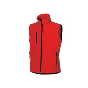 U-POWER Climb <b>Red</b> Magma Workwear <b>Gilet</b> - Product Image 1