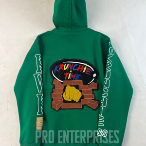 Sweat à capuche polaire d'hiver pour homme 100% coton brodé décontracté grande taille coupe classique 430g - Product Image 6