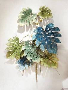 ที่แขวนผนังโลหะหรูหราขนาด24X37มีสไตล์ศิลปะเหล็ก3D สำหรับห้องนั่งเล่นที่ทันสมัยและการตกแต่งพื้นหลังทีวี - Product Image 4