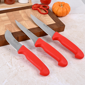 Ensemble de couteaux Ensemble de couteaux turcs Manche rouge PP - Product Image 2
