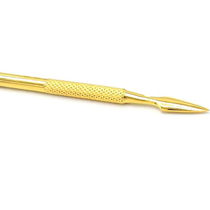 Professional <b>Nail</b> Care Tool Stainless Steel Reusable <b>Cuticle</b> <b>Pusher</b> for Manicure Pedicure Double-Use for Salons - Product Image 2