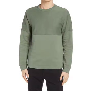 ¡Novedad de 2025! Sudadera informal para hombre, Top holgado de moda para Calle, ropa deportiva de talla grande, bordado sólido teñido liso personalizado - Product Image 1