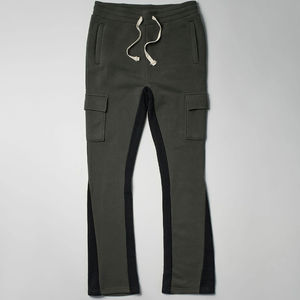 Pantalones Deportivos Anchos de Algodón 100% para Hombre, Pantalones de Chándal Personalizados de Cintura Media con Corte Acampanado, Diseño Personalizado - Product Image 1