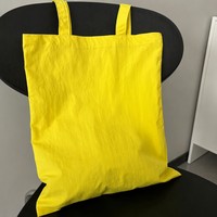 Sac fourre-tout pliable en nylon froissé, hydrofuge, pour courses, marché, vente en gros, logo personnalisé