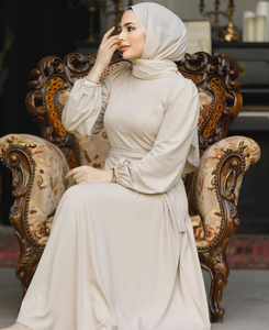 Trendy Modest Style <b>Turkish</b> Chiffon Abayas Best Wholesale High Quality Material Embroidered Print Button Special Occasions - Product Image 1