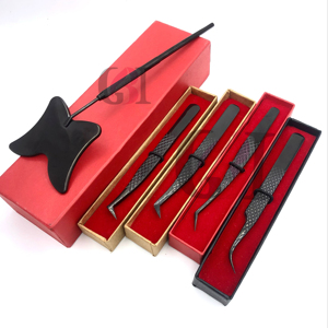 Professionnel nouveau Plasma noir Style différent extension de cils pince à épiler miroir papillon Instrument de beauté en acier inoxydable - Product Image 1