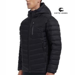 Doudoune personnalisé OEM à la mode à capuche chaud personnalisé hommes léger à la mode recadrée premium 2025 vêtements d'extérieur à forte demande - Product Image 1