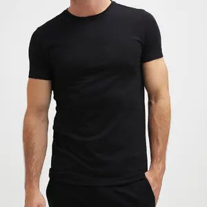 OEM 100% cotton Standard quality designer Quick-drying Short-sleeved Drop Shoulder Oversized T Shirt Round Neck Men's T shirt