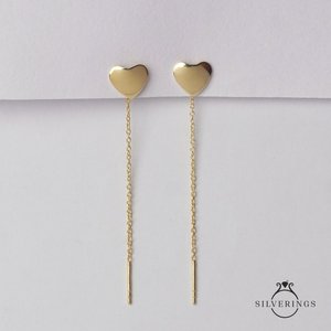 NOVAMART Fine Silverings 925 Sterling <b>Silver</b> <b>Drop</b> <b>Earrings</b> Beauty in Style with Pearl and Diamond Rose Gold Hook for Parties Gif - Product Image 3