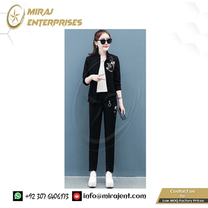 Nuevo conjunto de dos piezas de talla grande, Top y pantalones, conjunto de mujer, traje deportivo de talla grande, chándal de moda para mujer, primavera y otoño - Product Image 6