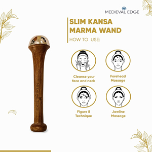 Crayon Slim Kansa Marma de qualité supérieure pour les soins de beauté naturels du visage La plus grande société de fabrication pour la thérapie par points de désintoxication - Product Image 3