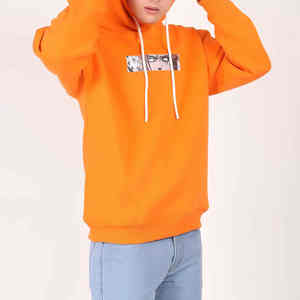 Fabricant de sweat-shirt à capuche abricot personnalisé de haute qualité avec logo imprimé Dtf à capuche - Product Image 3