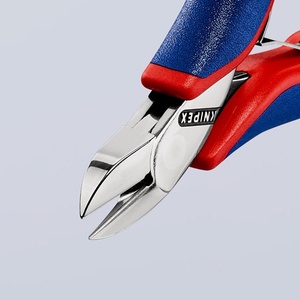 คีมตัดด้านข้างอิเล็กทรอนิกส์ KNIPEX ขนาด 115 มม. รูปทรง 2 ด้านเฉียง ไม่มีด้ามจับหลายชิ้นส่วน คีมขัดเงาแบบกระจก - Product Image 5